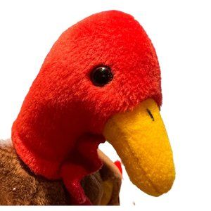 RARE Ty Beanie Baby Gobbles (Turkey) MINT CONDITION 1996 tag errors